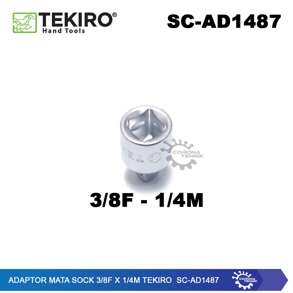 Tekiro SC-AD1487 - Adaptor Mata Sock 3/8F x 1/4M