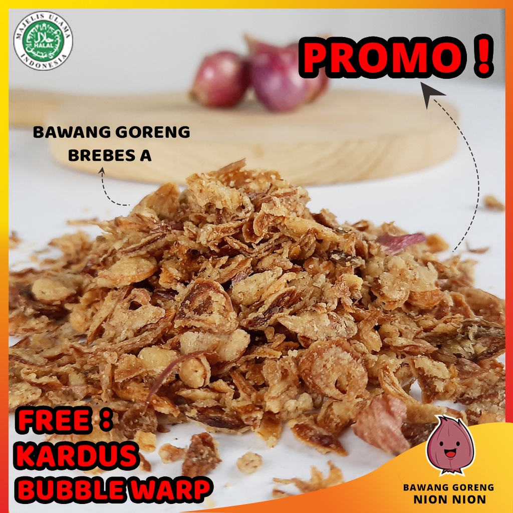

Bawang Goreng Brebes Super Premium Asli Kiloan Terenak Dan Renyah Bawang Goreng 1 kg
