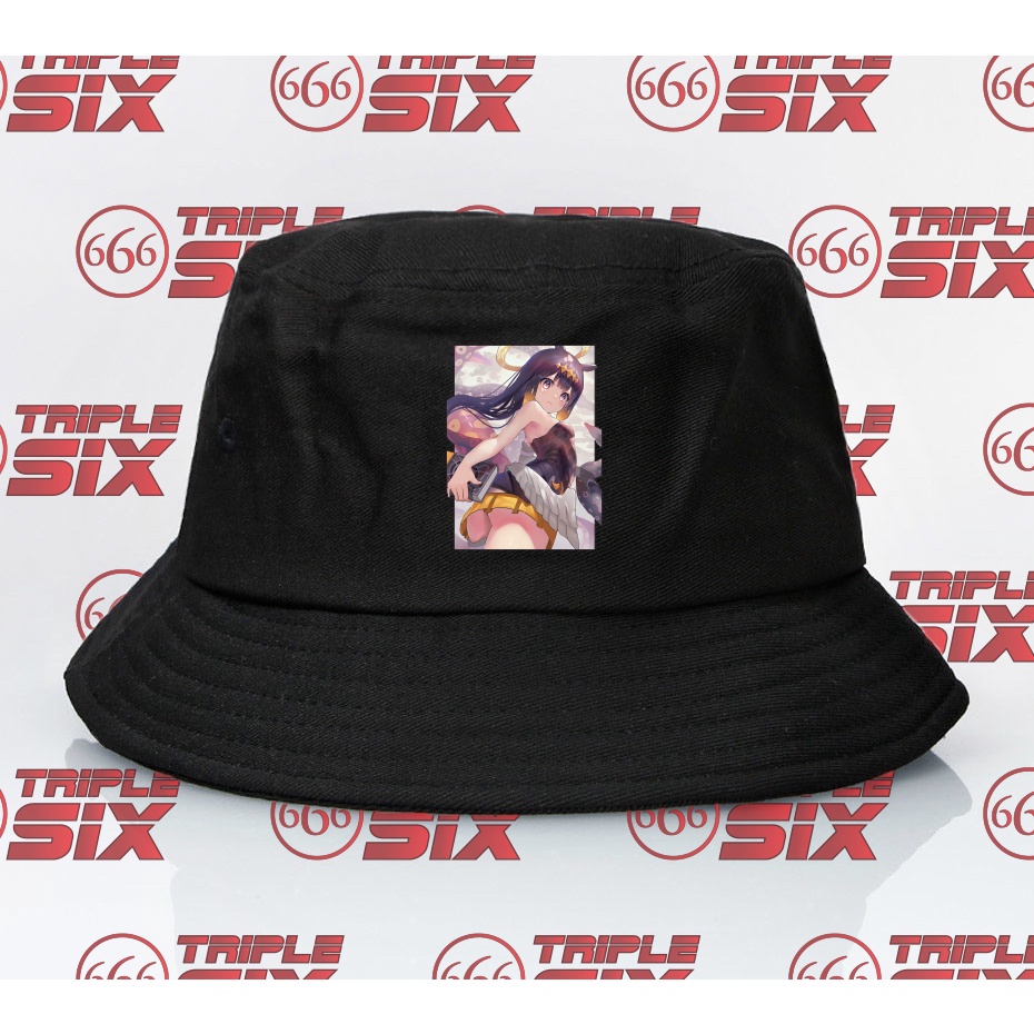 Topi Bucket vTuber Hololive Ninomae Ina nis