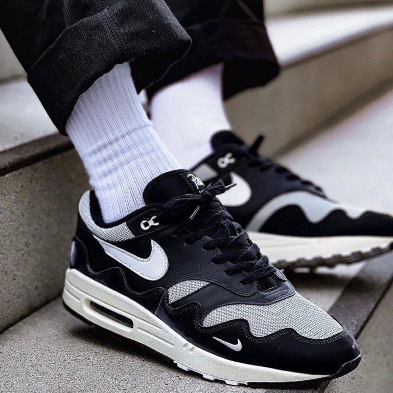 Jual Patta x Nike Air Max 1 Black White 