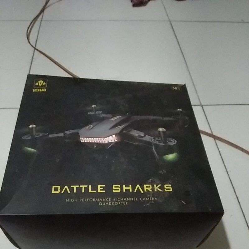 drone visuo battle shark