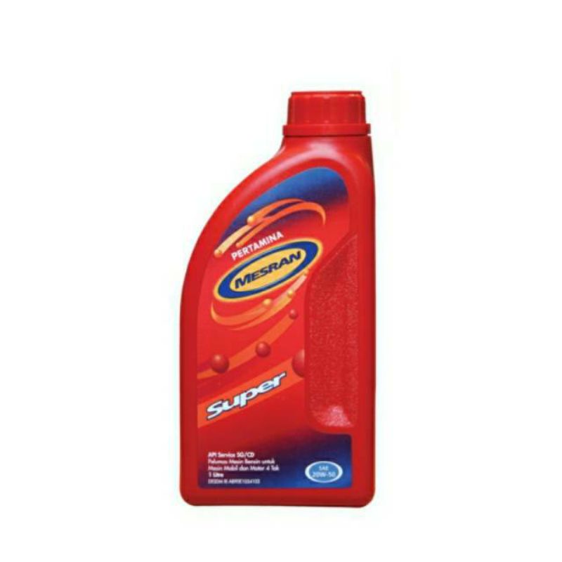 OLI MESRAN SUPER PERTAMINA 1L SAE 20W/50 1000ML