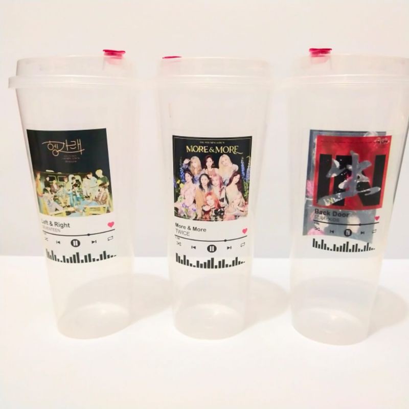 Botol Minum Reusable Cup Kpop Kekinian