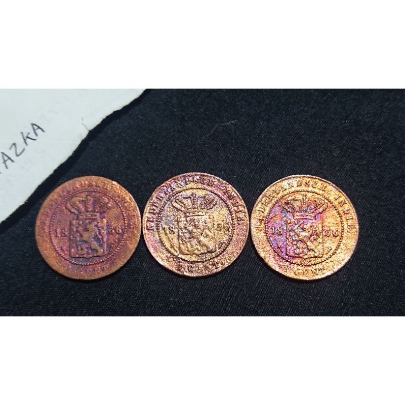 koin kuno 1 cent#sen nederlandsch indie 1856