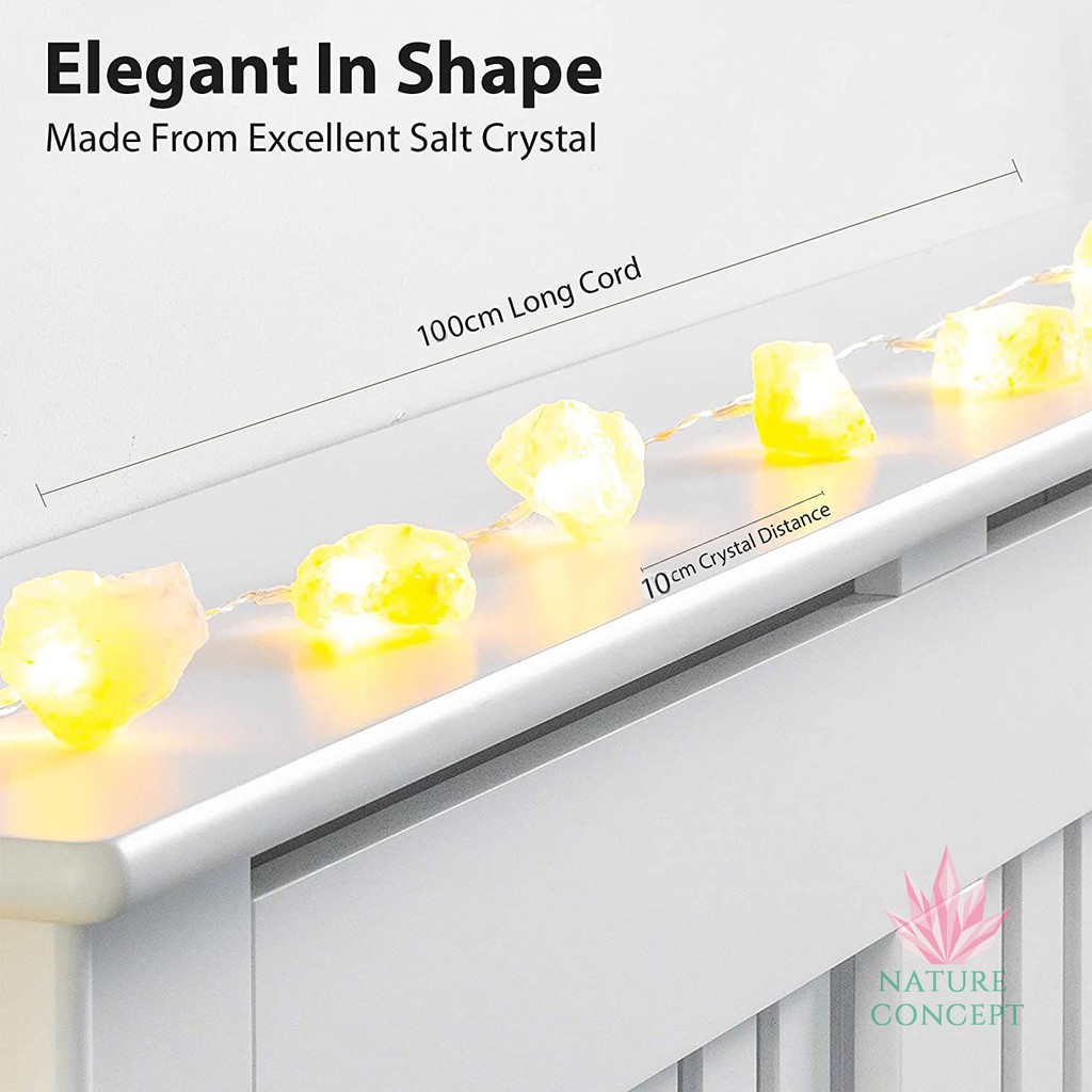 Lampu Batu Kristal Garam Himalaya Himalayan Rock Salt LED Lamp DIY