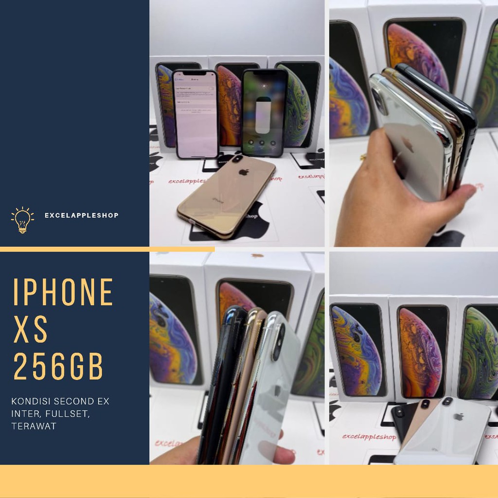 iPhone Xs 256gb Second Fullset No Minus free asuransi JNE | Shopee