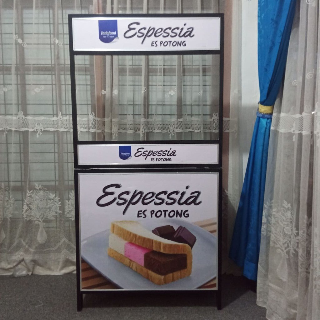Booth Lipat Portable Es Potong Espessia