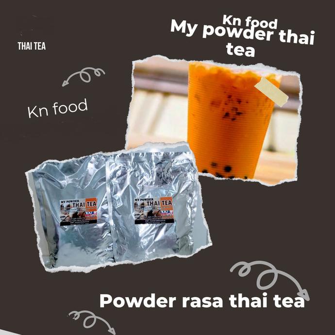 

[COD] Bubuk Powder Bubble Drink Thai Tea - Bubuk Minuman Thai Tea Berat 1Kg [COD]