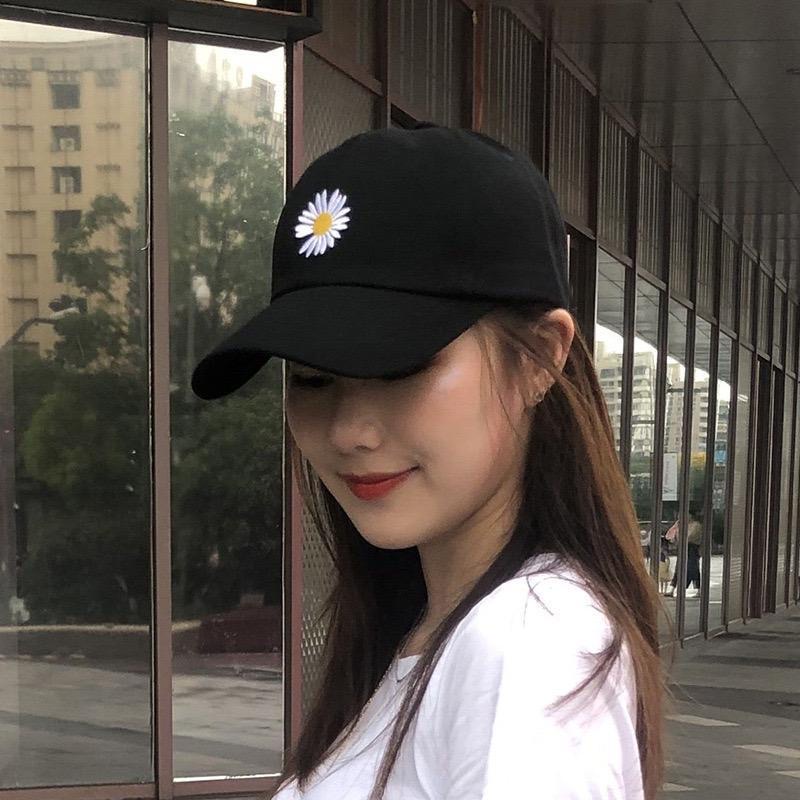 COD Topi Wanita bordir bunga daisy-2