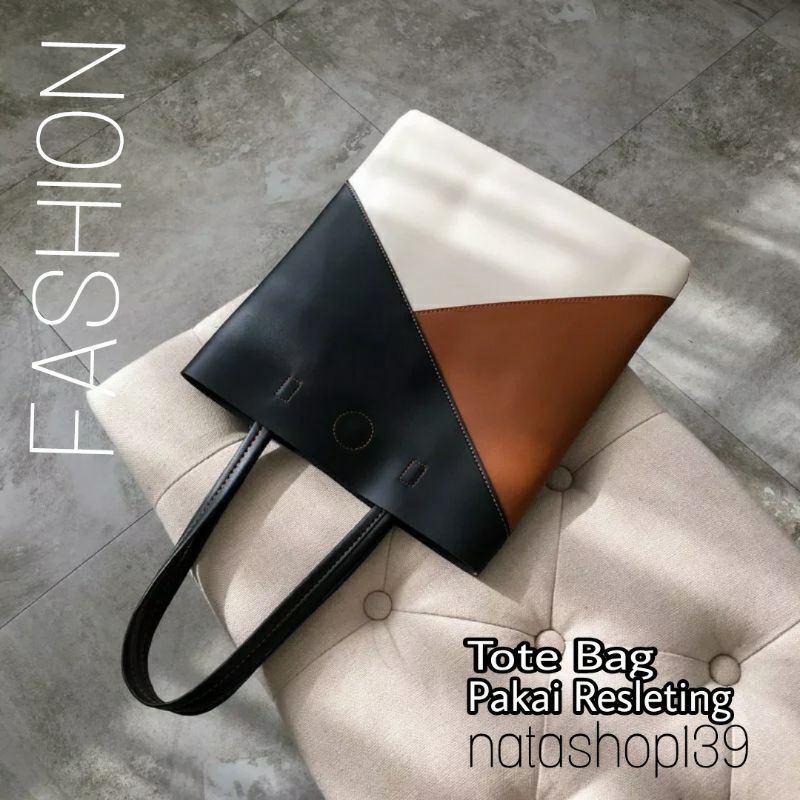 2021 New Woman Fashion Tote Bag Resleting Simple Tas Wanita Murah