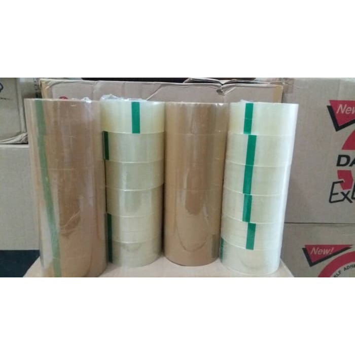 

[✅COD] LAKBAN TAKUMI TAPE BENING 45MM 90 YARD TEBAL DAN LENGKAT BAGUS