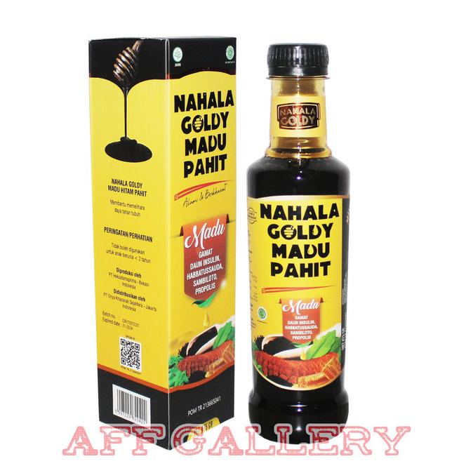 

READY MADU HITAM PAHIT GAMAT NAHALA GOLDY | NAHALA GOLDY MADU PAHIT 475 GR.