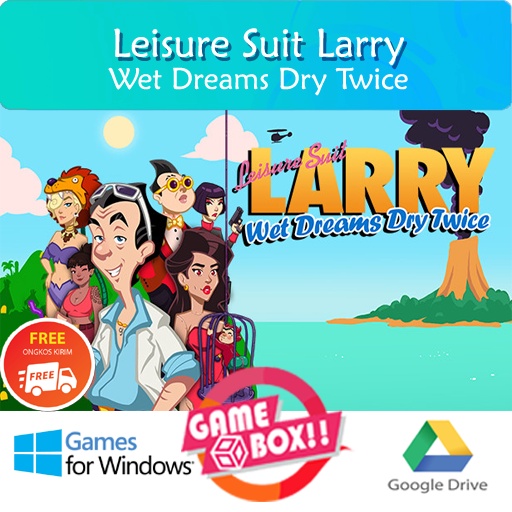 LEISURE SUIT LARRY WET DREAMS DRY TWICE - PC LAPTOP GAMES