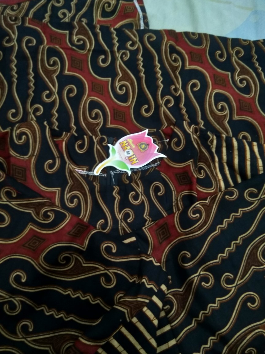 Batik Wanita Respati Garis Motif Cewek Katun Halus Resleting Modern Premium High Quality