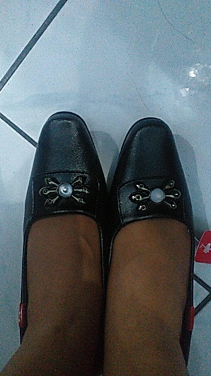 Sepatu Pantofel D21 2 Kantor Cewek Wanita Karir Termurah Kulit Sintetis Terlaris