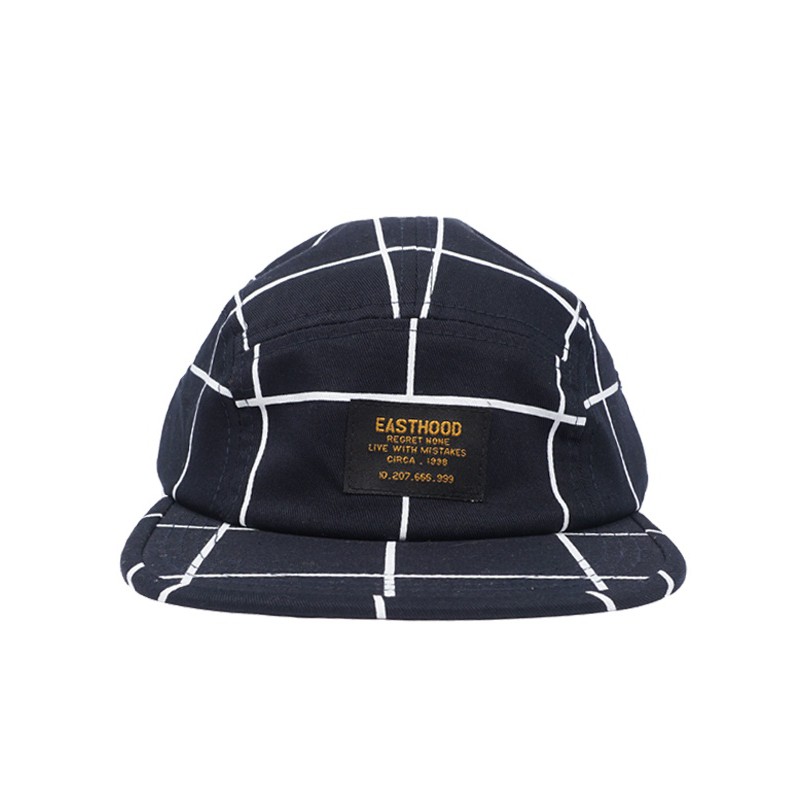 Easthood Square Topi 5 Panel Biru
