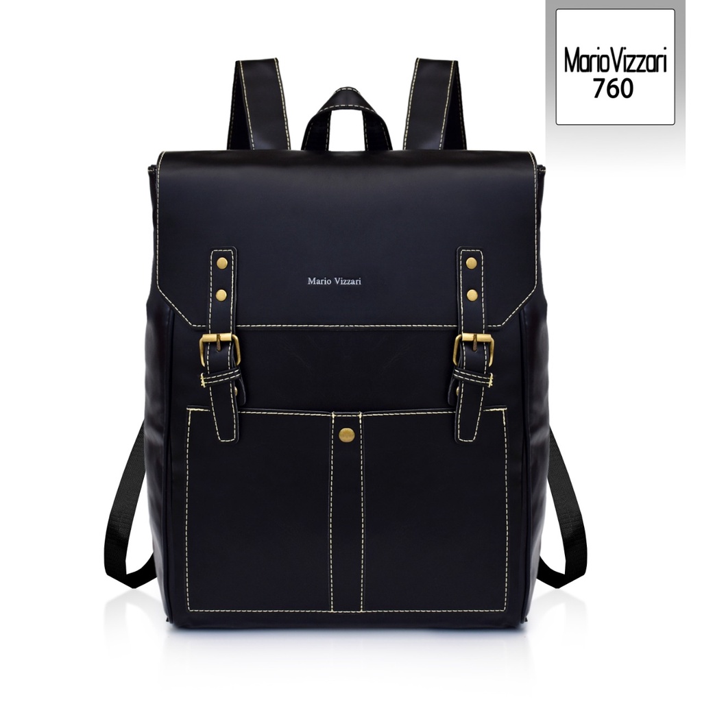 Tas Ransel Pria Kulit Mario Vizzari Grayson (760) - Laptop