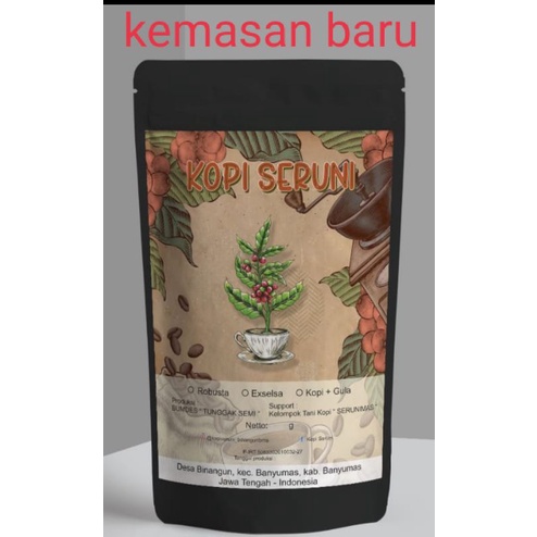 

KEMASAN BARU Kopi Seruni [150gr] kemasan baru kualitas tetap sama