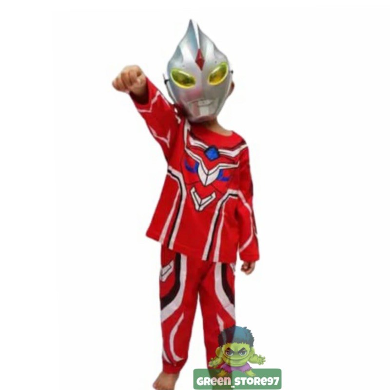 kostum ultraman ginga merah /kostum ultramen anak