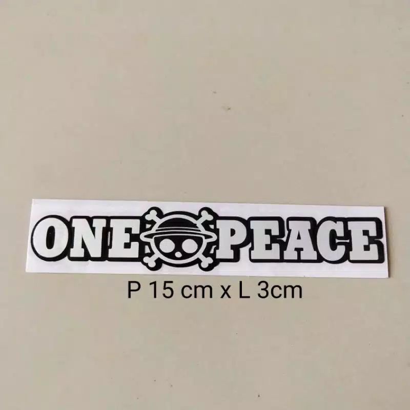 Stiker One piece Murah / Cutting Sticker Motor / Stiker Kaca / Stiker Helm