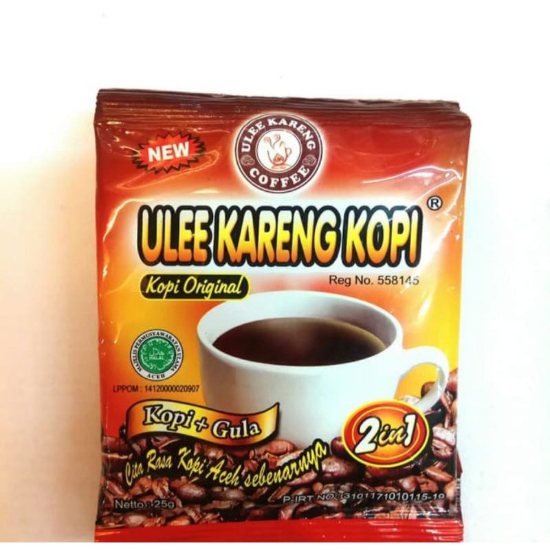 

kopi Ulee Kareng sachet | kopi asli ACEH kopi saset 2in1 kopi gula