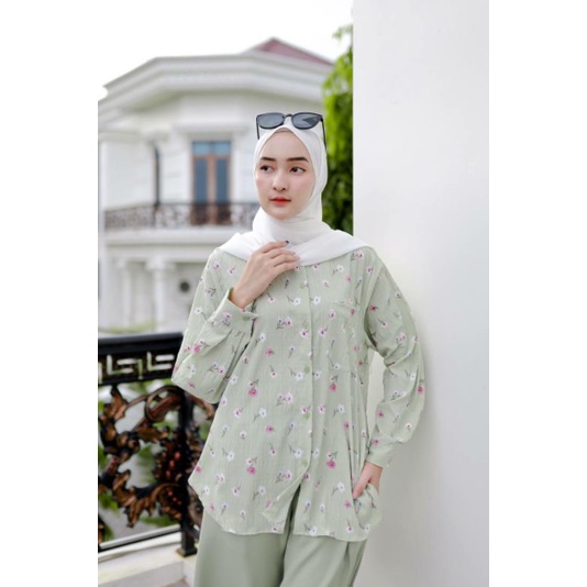 PEONI & JOIAH ONE SET - Trend fashion terbaru ootd hijab kekinian pakaian wanita hijabers setelan 2 