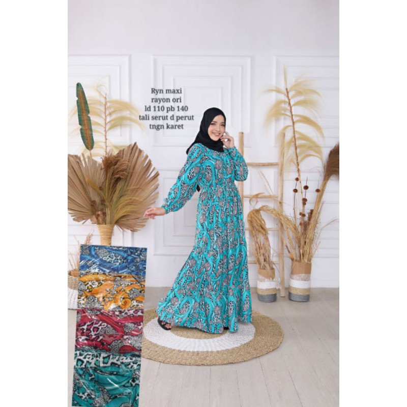 GAMIS RAYON | RAYON PREMIUM | Motif macan