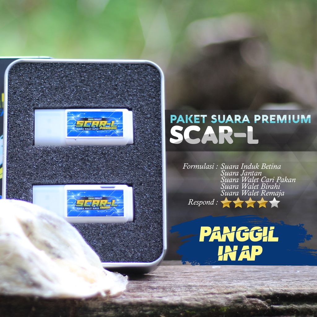 Paket Flashdisk Suara Walet SCAR-L Dian Walet