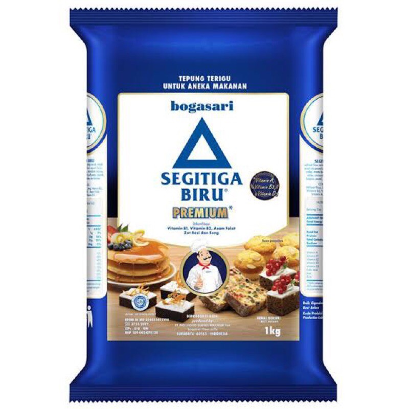

Tepung Terigu Segitiga Biru Bogasari