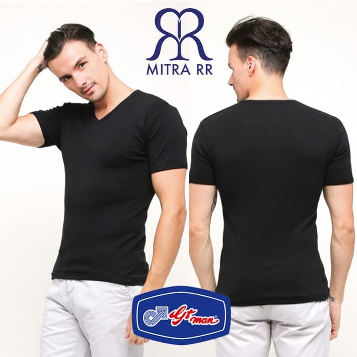 Kaos Dalam Pria GT Man TSGV Putih dan Hitam / Kaos Pria / Harga 1 PCS