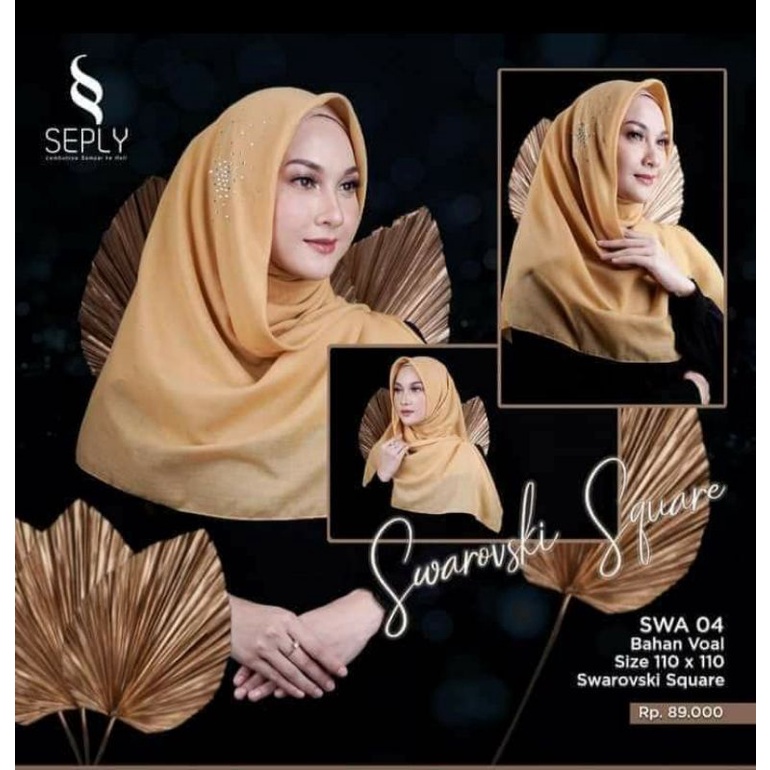 Seply SWA 04 / Jilbab Model Kekinian / Jilbab Segi Empat Terbaru