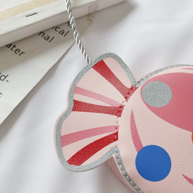 Khatin Tas Anak Perempuan / Tas Selempang Anak / Sekolah / Sling Bag / Kids / Motif Permen /  Perempuan / Lucu / Terbaru Import - 270