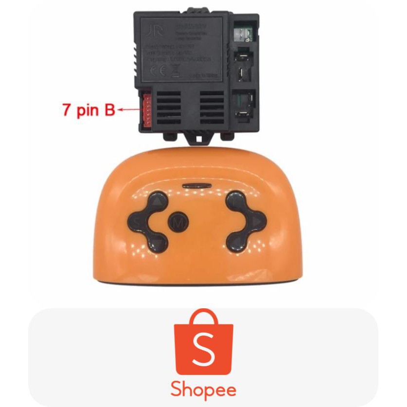 JR - RX - 12V SOCKET B 7 PIN ANTI BENTROK 2.4 GHz REMOT BLUETOOTH MODUL RECEIVER MOBILAN AKI ANAK RC