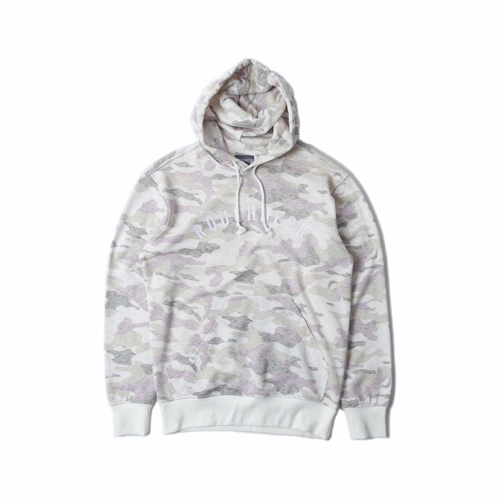 Roughneck HD032 Pink Camouflage Sig White Hoodie