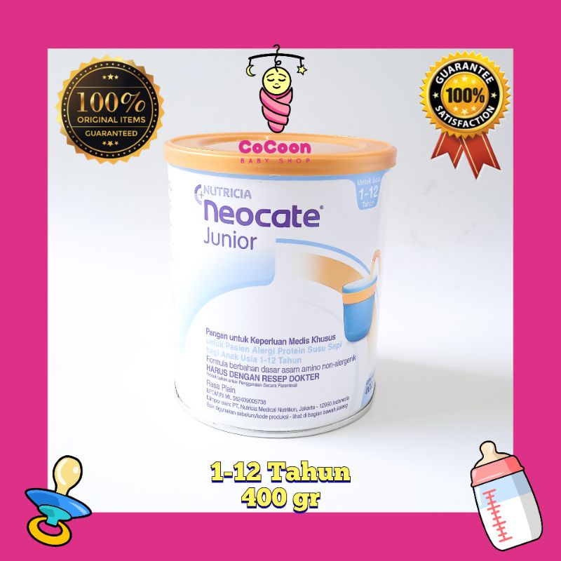 Susu Khusus Nutricia Neocate Junior 400 gr 400g 1-12 Tahun