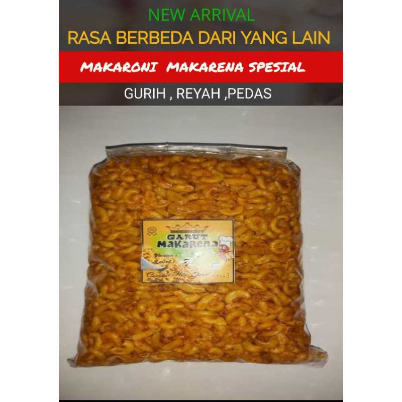 

MAKARONI MAKARENA #CEMILAN ENAK #CEMILAN PEDAS I ISI 500 G