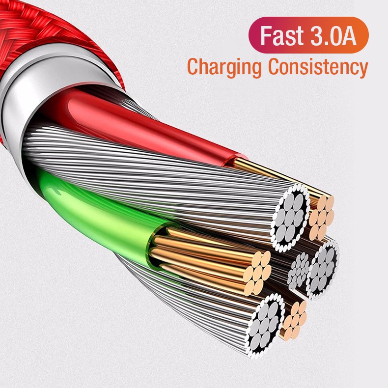 VEGER Durable Kabel Data Cable Lightning iPhone &amp; iPad VP-14 Fast Charging High Speed 1000mm