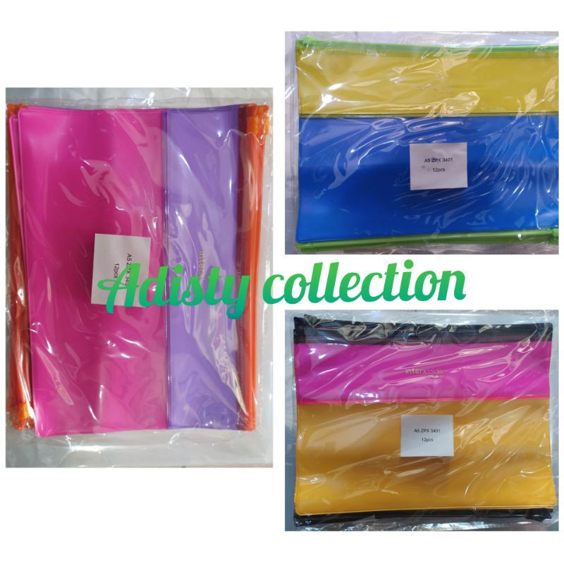 

Zipper Bag Pocket A5 Tebal 3401
