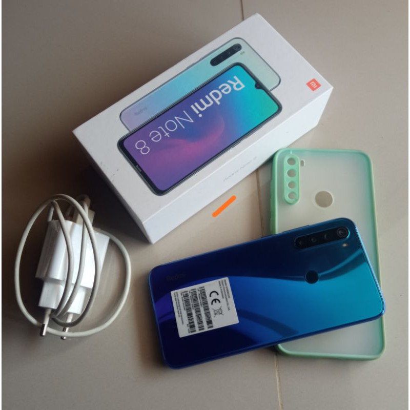 XIAOMI REDMI NOTE 8 4-64 BIRU BEKAS NEGO