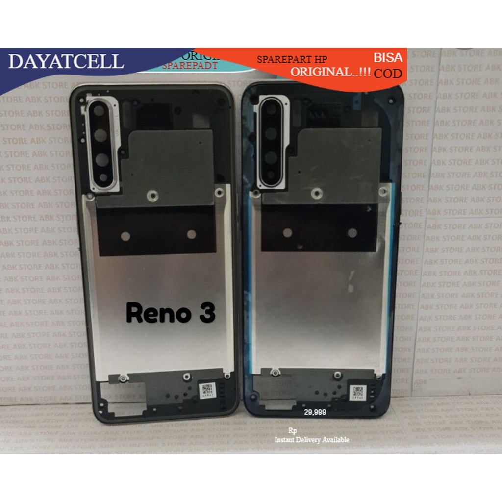 bezel frem tulang tengah oppo Reno 3 original