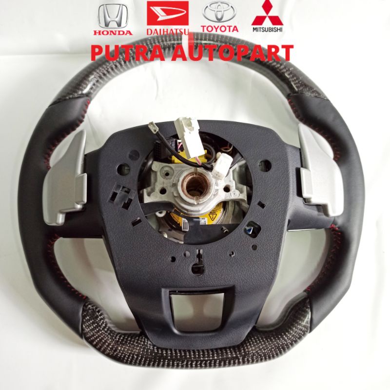 stir setir carbon kevlar fortuner vrz hilux revo original