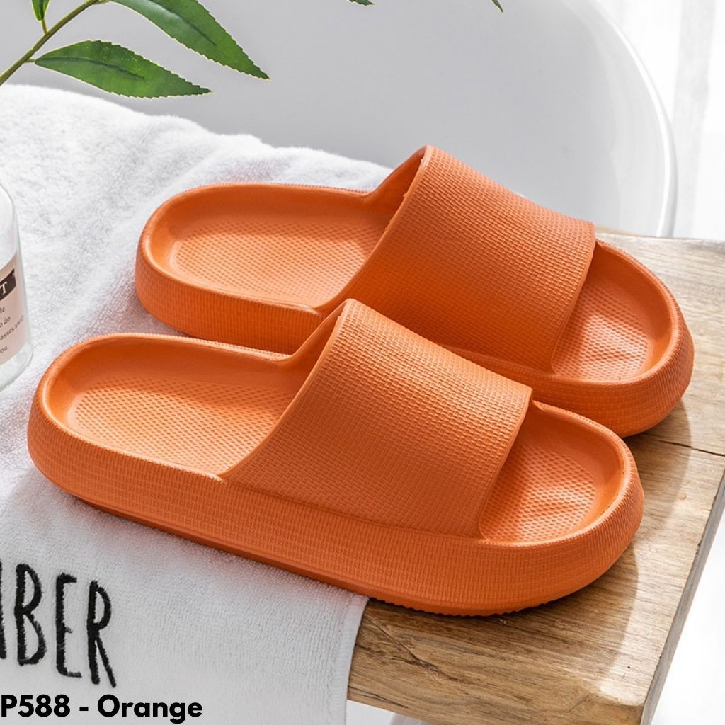 SANDAL UNISEX RUBBER PRIA DAN WANITA ANTI SLIP RINGAN NYAMAN KUALITAS IMPORT P588