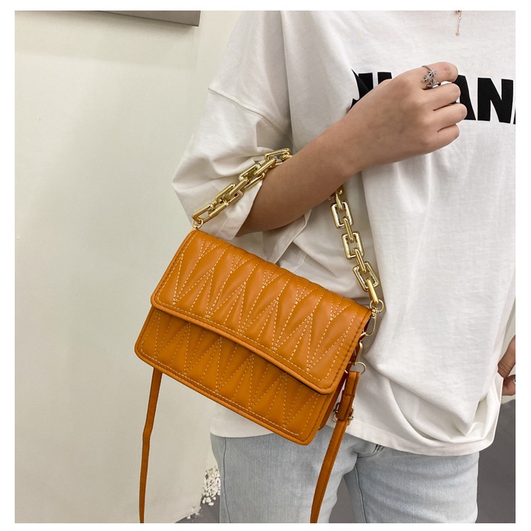 Satu7an T218 Tas Selempang Wanita Fashion Korea Tas Wanita Tas Import Tali Rantai Sling Bag PU