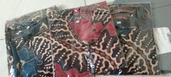 Batik Kalongan | Tunik Zipper Depan Batik Pekalongan Size M L Xl Xxl