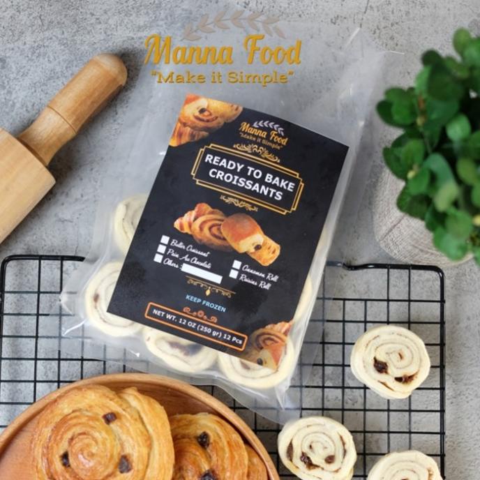 

[COD] FROZEN Croissant Cinnamon Roll/ Croissant Beku/ isi 12 GRB GOJEK BDG [COD]