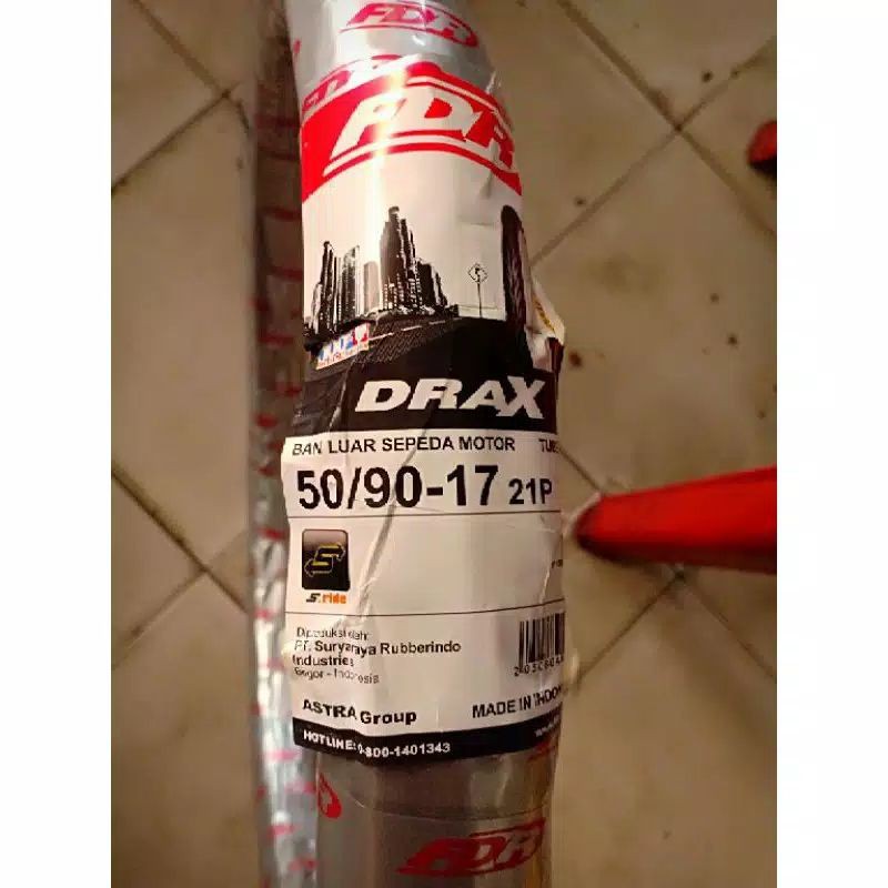 ban fdr drax ring 17 ukuran 50/90-17 ban motor