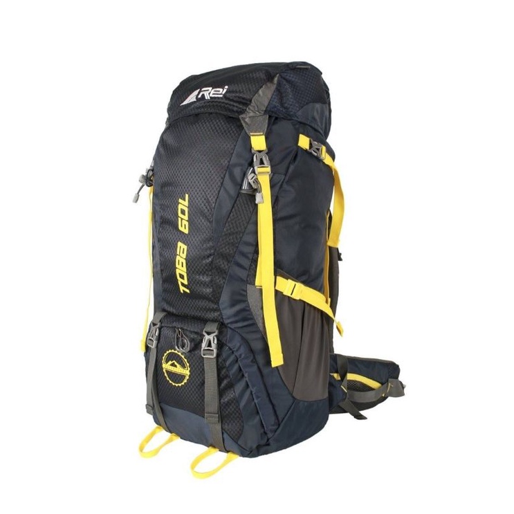 TAS GUNUNG CARRIER REI TOBA 60L AREI OUTDOORGEAR INCLUDE RAIN COVER