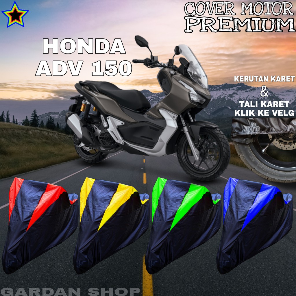 Sarung Motor HONDA ADV 150 Hitam KOMBINASI Body Cover Penutup Honda PREMIUM