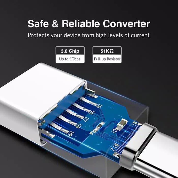 Ugreen Converter USB 3.0 to Type C SKU : 20808