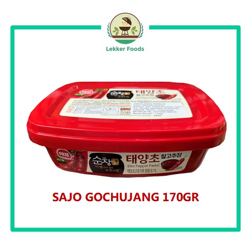 

Sajo Gochujang 170gr Hot Pepper Paste Korean Sambal Pasta Kedelai Pedas